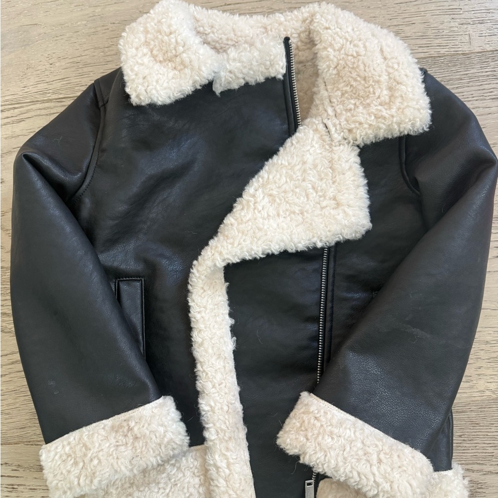H&M Cream Sherpa Fleece Fabric